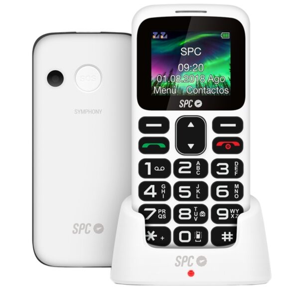 SPC Symphony 2 Telefono Movil BT FM + Dock Blanco