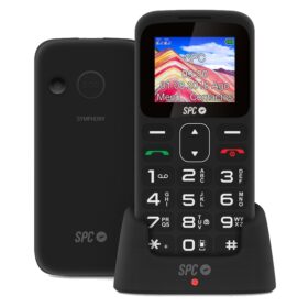 SPC Symphony 2 Teléfono Móvil BT FM + Dock Negro