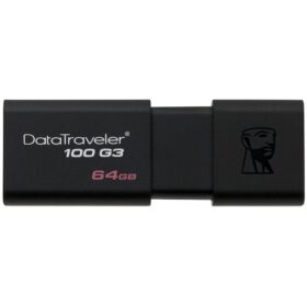 Lápiz USB Kingston DataTraveler DT100G3 64GB USB 3.0 Negro