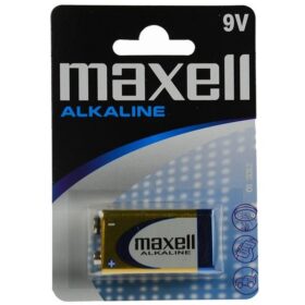 Pila alcalina Maxell 9V LR61 Blister 1ud.